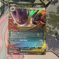 Mega Gengar EX Phantasmal Flames 056/094 Pokemon TCG Double Rare Mega Evolution - Image 1