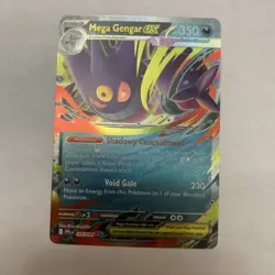 Mega Gengar EX Phantasmal Flames 056/094 Pokemon TCG Double Rare Mega Evolution - Image 1