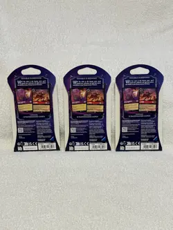 Disney- LORCANA- “Ursula's Return” (ART SET) 3 Sleeved Booster Packs- NEW/SEALED - Image 2
