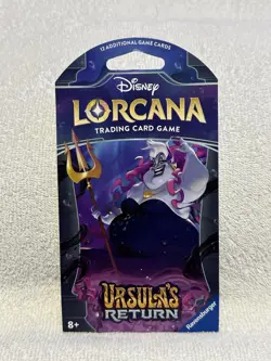 Disney- LORCANA- “Ursula's Return” (ART SET) 3 Sleeved Booster Packs- NEW/SEALED - Image 4