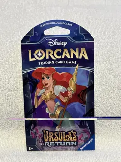 Disney- LORCANA- “Ursula's Return” (ART SET) 3 Sleeved Booster Packs- NEW/SEALED - Image 5
