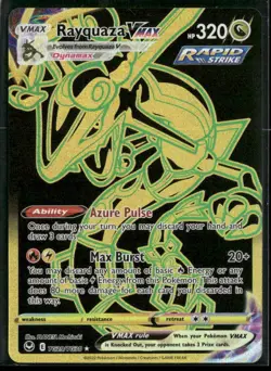 2022 Pokemon Rayquaza VMAX TG29/TG30 Silver Tempest Trainer Gallery Secret Rare - Image 1