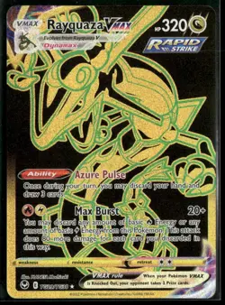 2022 Pokemon Rayquaza VMAX TG29/TG30 Silver Tempest Trainer Gallery Secret Rare - Image 1