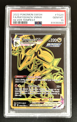 Rayquaza VMAX • TG29/TG30 • PSA 10 • Silver Tempest • Secret Rare • Pokemon TCG - Image 1