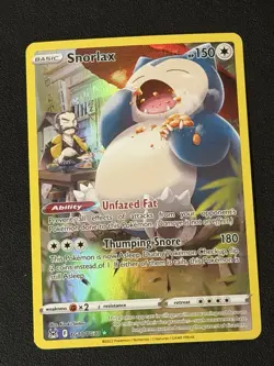 POKEMON TCG | Snorlax TG10/TG30 Swsh11: Lost Origin Trainer Gallery Holo - Image 1