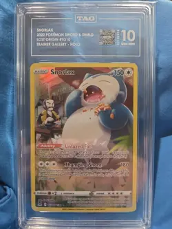 Pokemon TCG Snorlax TG10/TG30 Swsh11: Lost Origin Trainer Gallery Holo! TAG 10! - Image 2