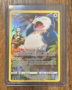 Snorlax TG10/TG30 ULTRA RARE HOLO Lost Origin Trainer Gallery SWSH11 Pokemon TCG - Image 1