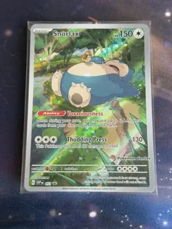 Pokemon TCG Snorlax SVP 051 Pokemon Center Stamped 151 ETB Promo Sealed - Image 2