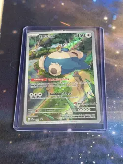 Pokemon TCG Snorlax SVP 051 Pokemon Center Stamped 151 ETB Promo Sealed - Image 4