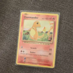 Pokemon Charmander 46/102 Base Set 60HP Basic Fire English Regular Card TCG - Image 1
