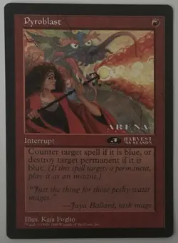 Magic The Gathering MTG PYROBLAST Promo 6x9 Oversize Jumbo Card! - Image 1