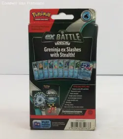 Pokemon TCG ex Battle Deck Greninja ex Factory Sealed Box 60 Card Deck New - Image 2