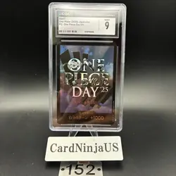 CGC MINT 9 ONE PIECE DAY'25 10 DON !! Card Promo Premium Card Collection One 152 - Image 1