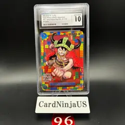 CGC GEM MINT 10 Luffy P-110 ONE PIECE Premium Card Collection ONE PIECE DAY 25 - Image 1