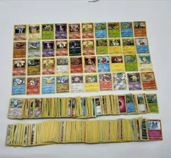 Assorted LOT OF 500+ Pokemon Common Uncommon Rare Cards w/ Pikachu - Image 1
