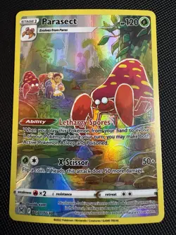 Parasect - TG01/TG30 - Pokemon Lost Origins Trainer Gallery Holo Rare Card NM - Image 1