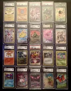 Pokemon TCG Graded Card Lot-20 Graded Cards - Image 1