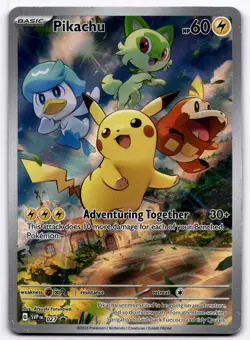 Pikachu - - 027 SVP Promo SV: Scarlet & Violet Promo Cards LP - Image 1