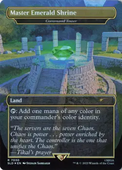 Master Emerald Shrine - Command Tower () (Rainbow Foil) R Secret Lair Drop Serie - Image 1