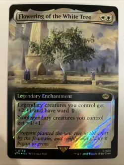 Flowering of the White Tree (Extended Art) (Surge Foil)*Foil* LTR 0759 NM - Image 1
