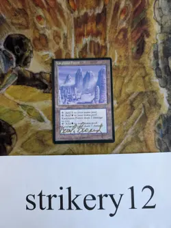 Karplusan Forest - Ice Age - Signed by Nicola Leonard - MTG - Image 1