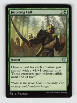 Inspiring Call*Non-Foil* Commander: Innistrad: Midnight Hunt 141 NM - Image 1