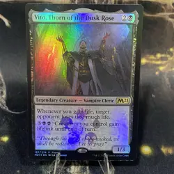 Magic the Gathering - Vito, Thorn of the Dusk Rose - CORE SET 2021 LP - Foil MTG - Image 1