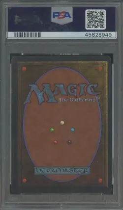 1994 Magic The Gathering MTG Revised Wheel Of Fortune PSA 6 EX-MT - Image 2