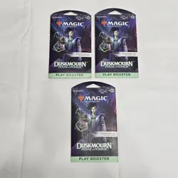 Magic The Gathering MTG Duskmourn House of Horror Play Booster Lot of 3 Packs - Image 2