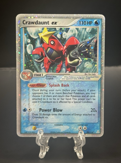 Pokemon TCG Crawdaunt EX Whirl Holo Rare 99/110 Holon Phantoms - Image 1