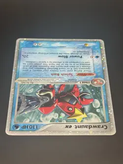 Pokemon TCG Crawdaunt EX Whirl Holo Rare 99/110 Holon Phantoms - Image 2