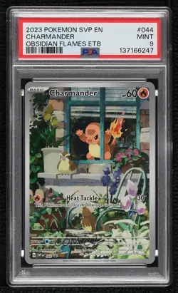 Full Art - Charmander Pokemon Scarlet & Violet Black Star Promo PSA 9 MINT - Image 1