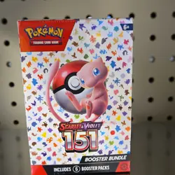 Pokemon Scarlet & Violet 151 Booster Bundle Box Mew - 6 Booster Packs - Image 2