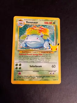 Venusaur 15/102 Holo Rare NM | Pokemon Celebrations 25th Anniversary - Image 1