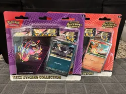 Lot of 2 Pokemon Ascended Heroes Promo Sticker 3 Pack Blisters - Sealed 1 Each - Image 1