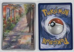 Sudowoodo Illustration Rare Pokemon Scarlet & Violet Paldea Evolved SV02 #219 - Image 3