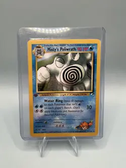 Misty's Poliwrath [1st Edition] #31 Pokemon Gym Heroes - Image 1