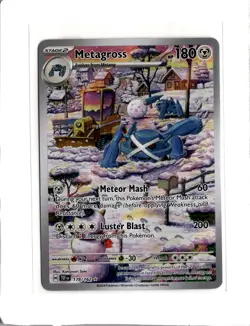 Pokemon TCG Metagross - Illustration Rare SV05: Temporal Forces 178/162 - Image 1