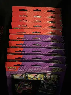 10x Pokemon Ascended Heroes 3 Pack Blister Lot - Charmander & Gastly New&Sealed - Image 2