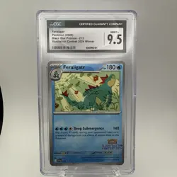 2025 POKEMON BLACK STAR PROMOS #213 FERALIGATR CGC 9.5 - Image 1