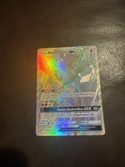 Marshadow GX 156/147 Pokemon TCG Burning Shadows Sun & Moon Secret Rare NM - Image 1