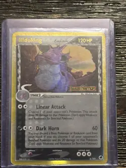 Pokemon Nidoking EX Dragon Frontiers 6/101 Reverse Holo Rare 120 HP TCG - Image 1