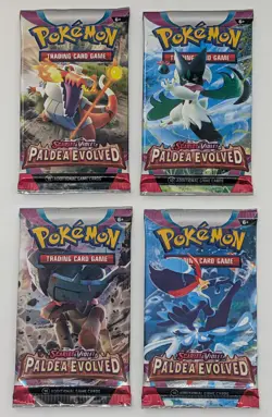 Lot of (400) Pokemon TCG Scarlet & Violet Paldea Evolved Booster Packs Sealed - Image 2