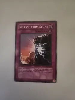 YUGIOH Release from Stone - GLAS-EN068 - 1st Edition - Image 1