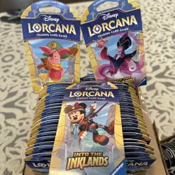 Disney Lorcana TCG Into the Inklands Sleeved Booster Pack X 1 NEW SEALED - Image 1