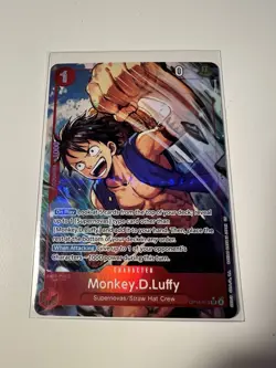 One Piece TCG OP14-013 Monkey .D. Luffy Alt Art Card Game CCG English NM - Image 1