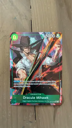 One Piece CCG Dracule Mihawk OP12-030 SR Alternate Art Legacy Master PARALLEL⚓📈 - Image 1