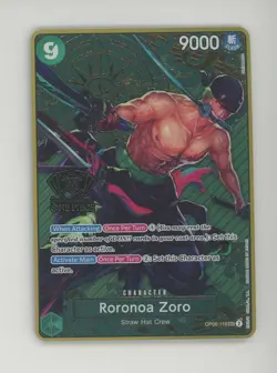 2025 One Piece OP06 2nd Anniversary Promo #118 Roronoa Zoro - Image 1