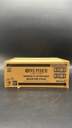 Bandai Emperors in The New World Booster OP-09 One Piece TCG CASE English - Image 1