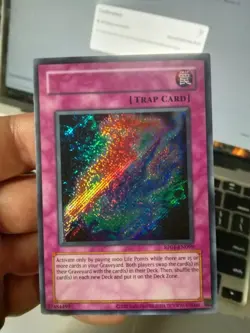 ERROR MISPRINT Yugioh Exchange of the Spirit RP01-EN099 Retro Pack Secret Rare - Image 1